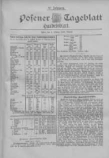 Posener Tageblatt. Handelsblatt 1898.10.01 Jg.37