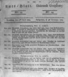 Amtsblatt der Königlichen Preussischen Regierung zu Bromberg. 1823.04.04 No.14