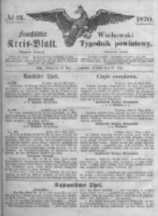 Fraustädter Kreisblatt. 1870.05.27 Nr21