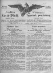 Fraustädter Kreisblatt. 1870.06.24 Nr25