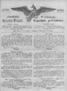 Fraustädter Kreisblatt. 1870.08.12 Nr32