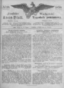 Fraustädter Kreisblatt. 1870.08.19 Nr33