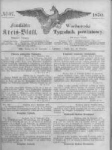 Fraustädter Kreisblatt. 1870.09.16 Nr37