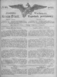 Fraustädter Kreisblatt. 1870.10.07 Nr40