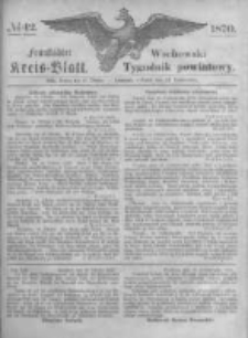 Fraustädter Kreisblatt. 1870.10.21 Nr42