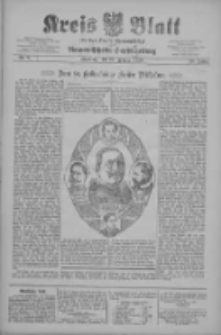 Kreis Blatt f&uuml;r den Kreis Neutomischeler zugleich Hopfenzeitung 1909.01.26 Jg.28 Nr8