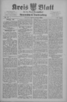 Kreis Blatt f&uuml;r den Kreis Neutomischeler zugleich Hopfenzeitung 1909.02.09 Jg.28 Nr12