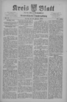 Kreis Blatt f&uuml;r den Kreis Neutomischeler zugleich Hopfenzeitung 1909.02.26 Jg.28 Nr17