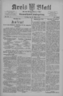 Kreis Blatt f&uuml;r den Kreis Neutomischeler zugleich Hopfenzeitung 1909.03.12 Jg.28 Nr21