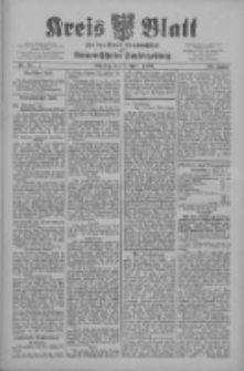 Kreis Blatt f&uuml;r den Kreis Neutomischeler zugleich Hopfenzeitung 1909.04.06 Jg.28 Nr28