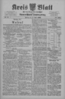 Kreis Blatt f&uuml;r den Kreis Neutomischeler zugleich Hopfenzeitung 1909.04.30 Jg.28 Nr35