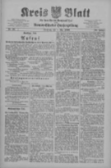 Kreis Blatt f&uuml;r den Kreis Neutomischeler zugleich Hopfenzeitung 1909.05.04 Jg.28 Nr36