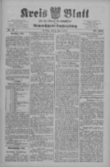 Kreis Blatt f&uuml;r den Kreis Neutomischeler zugleich Hopfenzeitung 1909.07.02 Jg.28 Nr53