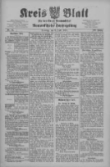 Kreis Blatt f&uuml;r den Kreis Neutomischeler zugleich Hopfenzeitung 1909.07.06 Jg.28 Nr54