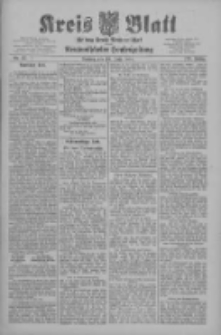 Kreis Blatt f&uuml;r den Kreis Neutomischeler zugleich Hopfenzeitung 1909.07.16 Jg.28 Nr57