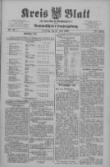 Kreis Blatt f&uuml;r den Kreis Neutomischeler zugleich Hopfenzeitung 1909.07.27 Jg.28 Nr60