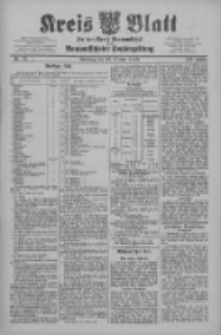 Kreis Blatt f&uuml;r den Kreis Neutomischeler zugleich Hopfenzeitung 1909.10.12. Jg.28 Nr82