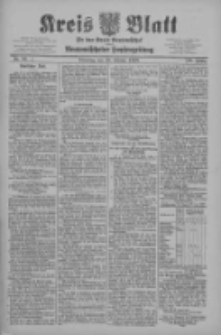 Kreis Blatt f&uuml;r den Kreis Neutomischeler zugleich Hopfenzeitung 1909.10.26 Jg.28 Nr86