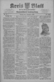 Kreis Blatt f&uuml;r den Kreis Neutomischeler zugleich Hopfenzeitung 1909.11.05 Jg.28 Nr89