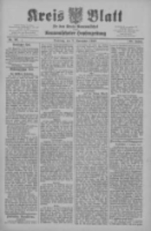Kreis Blatt f&uuml;r den Kreis Neutomischeler zugleich Hopfenzeitung 1909.11.09 Jg.28 Nr90