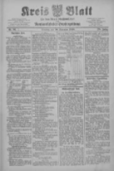 Kreis Blatt f&uuml;r den Kreis Neutomischeler zugleich Hopfenzeitung 1909.11.30 Jg.28 Nr96