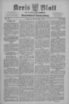 Kreis Blatt f&uuml;r den Kreis Neutomischeler zugleich Hopfenzeitung 1909.12.10 Jg.28 Nr99