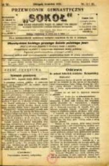 Przewodnik Gimnastyczny "Sokół": organ Dzielnicy Małopolskiej Związku Polskich Gimnastycznych Towarzystw Sokolich 1923.11/12 R.40 Nr11/12