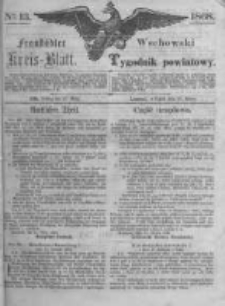 Fraustädter Kreisblatt. 1868.03.27 Nr13