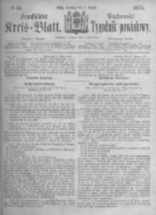 Fraustädter Kreisblatt. 1871.04.07 Nr14
