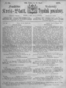 Fraustädter Kreisblatt. 1871.08.25 Nr34