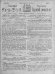 Fraust&auml;dter Kreisblatt. 1871.10.20 Nr42
