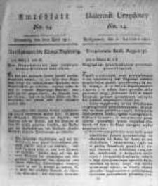 Amtsblatt der Königlichen Preussischen Regierung zu Bromberg. 1821.04.06 No.14