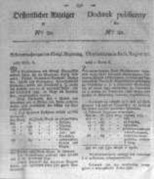 Oeffentlicher Anzeiger zum Amtsblatt No.20. der Königl. Preuss. Regierung zu Bromberg. 1823