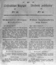 Oeffentlicher Anzeiger zum Amtsblatt No.26. der Königl. Preuss. Regierung zu Bromberg. 1823