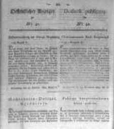 Oeffentlicher Anzeiger zum Amtsblatt No.40. der Königl. Preuss. Regierung zu Bromberg. 1823