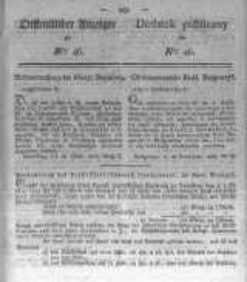Oeffentlicher Anzeiger zum Amtsblatt No.46. der Königl. Preuss. Regierung zu Bromberg. 1823