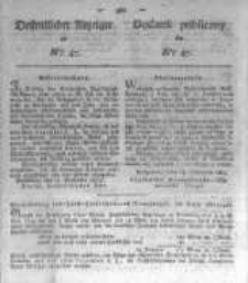 Oeffentlicher Anzeiger zum Amtsblatt No.47. der Königl. Preuss. Regierung zu Bromberg. 1823