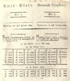 Amtsblatt der Königlichen Preussischen Regierung zu Bromberg. 1824.02.13 No.7