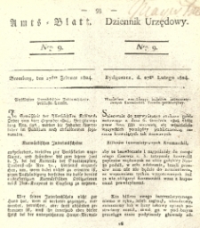 Amtsblatt der Königlichen Preussischen Regierung zu Bromberg. 1824.02.27 No.9