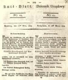 Amtsblatt der Königlichen Preussischen Regierung zu Bromberg. 1824.03.12 No.11