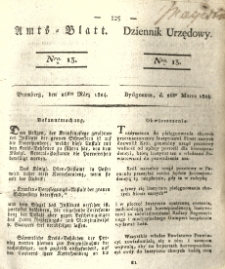 Amtsblatt der Königlichen Preussischen Regierung zu Bromberg. 1824.03.26 No.13