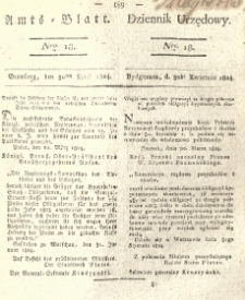 Amtsblatt der Königlichen Preussischen Regierung zu Bromberg. 1824.04.30 No.18