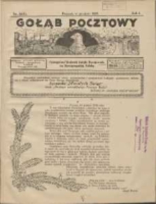 Gołąb Pocztowy: czasopismo hodowli gołębi pocztowych na Rzeczpospolitą Polskę 1925.12 R.1 Nr10/11