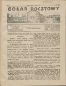 Gołąb Pocztowy: czasopismo poświęcone sprawom hodowli i tresury gołębia pocztowego 1927.03.01 R.3 Nr5