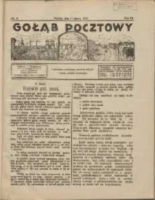 Gołąb Pocztowy: czasopismo poświęcone sprawom hodowli i tresury gołębia pocztowego 1927.03.15 R.3 Nr6