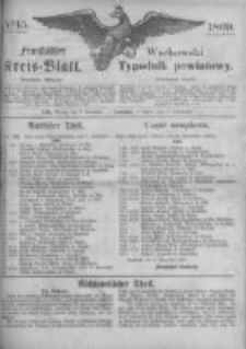 Fraustädter Kreisblatt. 1869.11.05 Nr45