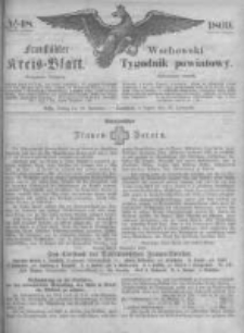 Fraust&auml;dter Kreisblatt. 1869.11.26 Nr48