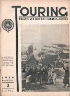Touring: organ Polskiego Touring Klubu 1939.03 R.4(15) Nr3