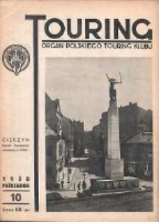 Touring: organ Polskiego Touring Klubu 1938.10 R.3(14) Nr10