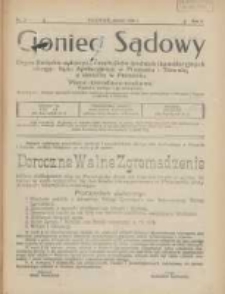 Goniec Sądowy: organ Związku Sądowych Urzędników Średnich i Kancelaryjnych Okręgu Sądu Apelacyjnego w Poznaniu i Toruniu z siedzibą w Poznaniu 1926.03 R.6 Nr3